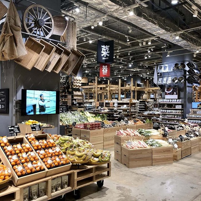 此前在日本開出的MUJI Marche 圖片來源：MUJI